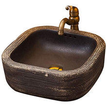 lilili Lavabo da Appoggio Lavabo D'Appoggio Ovale per Bagni Adatto A, Hotel, Bagno, Famiglia, Hotel,Wash Basin Lavabo 42x42x15cm (Color : No Accessories)