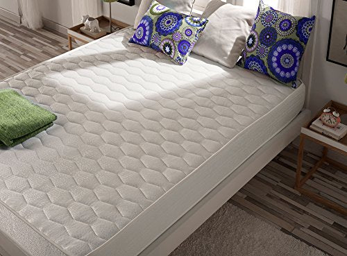 Naturalex | Optivisco | Materasso Memory Piazza e Mezza 135x190 cm | Lattice e Schiuma Alta Resilienza Memo-Sensibile | Zone Ergonomiche Differenziate Effetto Ortopedico | Struttura Ultra Ventilata