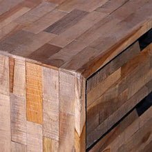 vidaXL Comodino a 2 Cassetti in Legno di Recupero Cassettiera Mobiletto Arredo