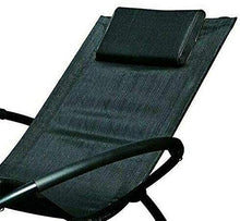 CDFCB Sedia a Dondolo reclinabile Sedia a Dondolo con Cuscino Poggiatesta Pieghevole Orbital Zero Moon Docker Lounger per Interni Outdoor 180 kg capacità