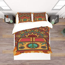 DEWUFAFA Set di Biancheria da Letto Matrimoniale in Cotone, Set Piumino, Letto Matrimoniale Medio, 1 Coperchio di Trapunta, 2 federe, qualità dell'hotel, Luce e Resistente