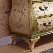 Cassettiera da Salotto Tre cassetti Console American Armadio in Legno Massiccio mobili antichi Dipinti for Living Room Cassettiera Camera Letto (Color : Yellow, Size : 81x41x70cm)