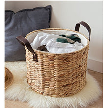 Cestini per Abiti Vestiti Varie Snack Toys Scatola di Immagazzinaggio Cestino Bin Seaweed Tessuto A Mano Camera da Letto Soggiorno TG,30 * 23Cm