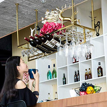 Portabottiglie Portabottiglie Portabottiglie per Bar in Metallo | Portabottiglie da soffitto Regolabile in Altezza per espositori da Cucina e Soggiorno