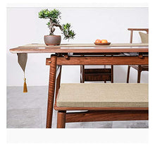 Cuscino per Panca Rettangolare, con Imbottitura Morbida per Chaise Dondolo,Cuscino Quadrato O Rettangolare da Esterno in Diverse Grandezze -Khaki 100×40×8cm(39×15×3.1in)