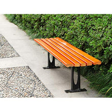 ZXF- Panchina da Esterno, Sedia per Il Tempo Libero in Legno Massello, Panchina da Terrazza con Braccioli E Schienale, per Cortile, Portici, può Ospitare 2-3 Persone
