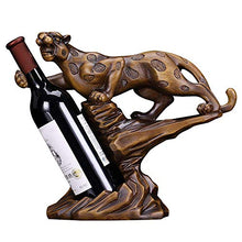 Semplicità Elegante Decorazione Portabottiglie Forma Di Leopardo Decorazione Armadio da Vino Marrone Soggiorno Creativo Desktop Bar Decorazione Grafica Regalo Di Nozze Bello Ed Elegante, HJJ