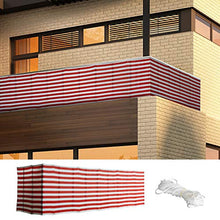 YLSZHY - Telo protettivo per balcone, protezione dai raggi UV, per portico, cortile, cortile, ringhiera, con fascette e corda