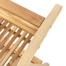 PrimeMatik - Carrello portavivande da Esterno 100 x 81 x 58 cm in Legno di Teak Certificato