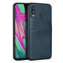 Custodia in poliuretano per Samsung Galaxy A40, colore: blu