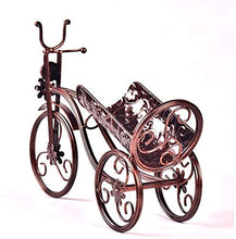 Leifeng Tower Classico Wine Rack Ferro Battuto Materiale vitivinicolo Europeo Bicycle Classic Rack casa Rack Bar Bar Table Decoration Wine Rack (Color : Black)