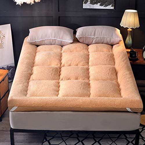 BEIGOO Tradizionale Futon Materasso,Morbida Pieghevole Materasso Tatami Portatile Alleviare Pressione per Residenze Studentesche Campeggio Ospite Materasso-C-200x220cm(79x87inch)