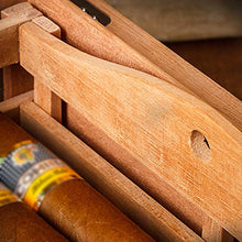 SHAO1 Cigar Humidor, Ebano Legno di Cedro Grande capacità Cigar Humidor Cigar Cabinet Portasigarette può Contenere Circa 70 (397 * 257 * 165MM)