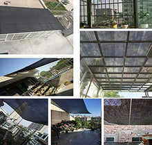 Rete ombreggiante Rete di Ombreggiatura A 8 Pin Panno Ombreggiante per Copertura per Pergola, Serra, Fienile O Kennel, Nero - Shading Tasso 90% (Size : 5x5M)