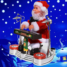 STOBOK Babbo Giocattolo Elettrico Figura Che Canta Musicale Babbo Natale Giocattolo Regalo Ornamento Vacanza Tavolo Senza Batteria