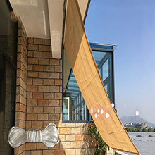 Balcone Privacy Ombra Sunblock Paralume con Occhielli, Telo Beige A Rete for Esterno, Cortile, Giardino, Fienile (Size : 3.5x8m)