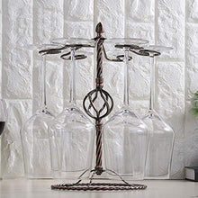LHQ-HQ Calice cremagliera Bicchiere di Vino Filo Europea cremagliera a Testa in Giù Appeso Titolare Creativo battuto Tazza di Ferro Ornamenti cremagliera Calice Bar KTV