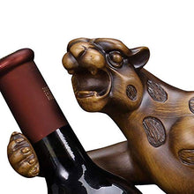 Semplicità Elegante Decorazione Portabottiglie Forma Di Leopardo Decorazione Armadio da Vino Marrone Soggiorno Creativo Desktop Bar Decorazione Grafica Regalo Di Nozze Bello Ed Elegante, HJJ