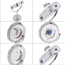 aipipl Specchio per Il Trucco 7 Specchio per Il Trucco bifacciale Specchio per Il Trucco autoportante Illuminato da Uomo Professionale Donna Bagno Bellezza da Barba Vanity LED Specchio per Il trucc