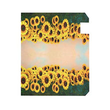 3D Girasole Campo Floreale Casella Postale Copre Magnetica Giardino Cantiere Casa Decor Dimensioni Standard 53,3 cm x 45,7 cm