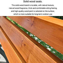 Panchina In Legno Massello Con Schienale, Struttura In Metallo Panchina Anticorrosione Per Parco Balcone, Retro Panca Da Giardino Cortile Per Il Tempo Libero, Facile Da Montare Sedia Parco