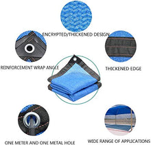MVNZXL 4X5m Copertura per Rete ombreggiante, 85% di Protezione Solare in Tessuto per Tende da Sole per la Protezione dai Raggi UV delle Piante in Serra Blu