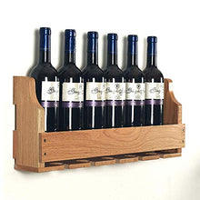 Elegante Scaffale per Vino Portabottiglie in Legno Portabottiglie da Parete a Parete, HJJ