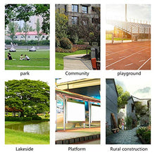 ZXF- Panchina da Giardino per Terrazza All'aperto Panchina da Parco con Schienale, Sedia in Alluminio Pressofuso per Il Tempo Libero Resistente alle Intemperie, Sedia da Portico in Legno