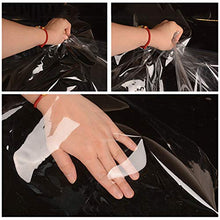 YYFANG Telo Impermeabile Esterno, Telo Trasparente Impermeabile in PVC Telone Ispessito da Campeggio Tende Antipioggia con Occhielli, Copertura per Mobili da Giardino con Occhiello