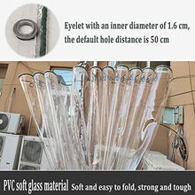 Telone Trasparente Copertura Del Balcone Manufatto Antipioggia Impermeabile Poncho Trasparente Spesso Teloni In Tessuto Di Plastica Tenda Da Esterno Deflettore Protezione Solare 2 * 2M(Size:4*4M)