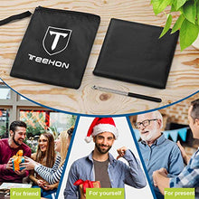 TEEHON Coperture per Ombrelloni Impermeabile 420D Tessuto Oxford & UV50 + Cantilever Patio Ombrellone a Banana con Cerniera Protezione per ombrellone da Giardino Grande con Coulisse & Custodia - Nero