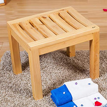 MGMDIAN Sgabello da Bagno Sgabello in Legno massello di Cedro Panca di Legno Sgabello Lavare Sgabello Quadrato Sgabello da Bagno Sgabello Accessori da Bagno