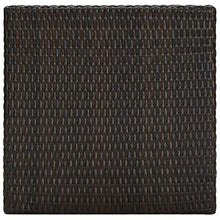 vidaXL Tavolo da Bar da Giardino Grigio 100x60,5x110,5 cm Polyrattan