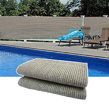 XISENOCI Sichtschutz Zaun Mesh, Balkon Sichtschutz Sichtschutz Windschutz Balkonabdeckung Schattierungsnetz mit Metallösen für Balkon Veranda Deck (Farbe: Grau, Größe: 0,9x8m)
