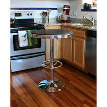 Buffalo Tools SFTABLE Retro Soda Shop Tavolo, Altro, Cromo|Nero