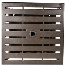 giordano shop Tavolino da Giardino 55,5x55,5x46 cm in Rattan e Acciaio Marrone