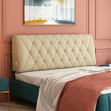 WENZHE Cuscino Testiera da Letto Cuscini Lettura Capezzale, Densità Spugna Riempimento Lavabile, Usato per Letto Matrimoniale Singolo, 6 Colori (Color : White, Size : 150x60x10cm)