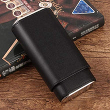 Humidars Cigar Humidor - Pelle Cigar Humidor Travel Case Legno di Cedro Mini Portatile Cigar Humidor Box for 3 portasigari mantenerlo Fresco .Scatola di immagazzinaggio di cigari di Grande capacità