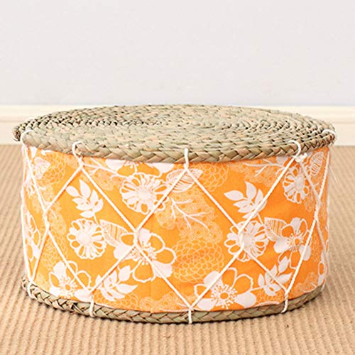 DXAQC Famiglia Multicolore Cuscino Tessuto Futon Spesso Poggiapiedi da Terra Adatto per Il Soggiorno (J,30 * 20cm)