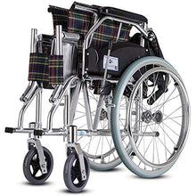 Carrozzine Semoventi, Trasportabili Transit Travel Semoventi, Manuali con Pedale Regolabile Doppio Freno Cintura di Sicurezza Disabili/Anziani Scooter Manuale Anziani/Disabili Scoot A