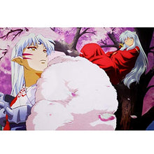 Puzzle 300/500/1000 Puzzle di Legno for Adulti e Bambini, Inuyasha Anime del Fumetto Famiglia Gioco interattivo (Color : B, Size : 300pc)