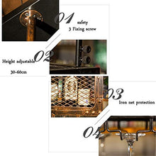 Classico Parete industriale montato Loft metallo di rettangolo bottiglia di vino |CALICE Rack Hanging bagagli mensola contatore Cup Holder 8 ~ 36 del calice del vino rack regolabile in altezza 30 ~ 60