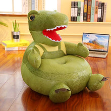 Domybest Copridivano per Bambini Senza Imbottitura Interna Seduta per Bambini a Forma di Dinosauro Poltrona per Bambini Morbida Divano per Bambini