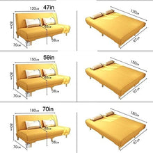 HLZY Divano Letto Sleeper Convertible Lounge Couch futon, Divano Letto Pieghevole a Doppio Uso, Divano Letto futon Convertibile, Divano Letto per Soggiorno (Size : 59in)