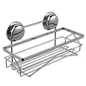 NHLBD Mensola da Bagno, mensola portaoggetti - Bagno Rack Corso igienici Chrome, a Parete Rack di stoccaggio Rettangolare for Doccia partizione Camera Bagno