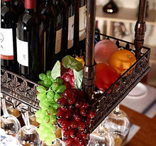 DJSMjbj - Portabicchieri creativo, da appendere al bancone, portabicchieri, decorazione per bicchieri da vino, da soffitto, facile da installare, L60*W35cm