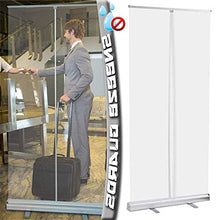 WAWB Schermo 80cm * 200cm di plastica Trasparente di Protezione igienica Protettiva Popup Roller Banner per luoghi pubblici