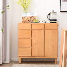 GFBVC Credenza Buffet Accent Ingresso Bar Gabinetto Bagagli Voce della Tabella Living Dining Room (Color : Wood, Size : 81x35x82cm)