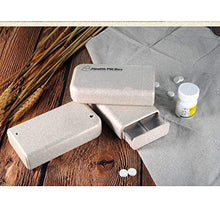 DOITOOL Contenitore per pillole da viaggio, 1 cassetto automatico, 1 settimana, portatile, mini 6 griglie, scatola per medicina, organizer