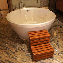 -Step Sgabello 2 gradini Sgabello Scala Bagno Tappetino Vasca da Bagno Doppio Pedale Sgabelli in Legno Piccoli sgabelli Scaletta